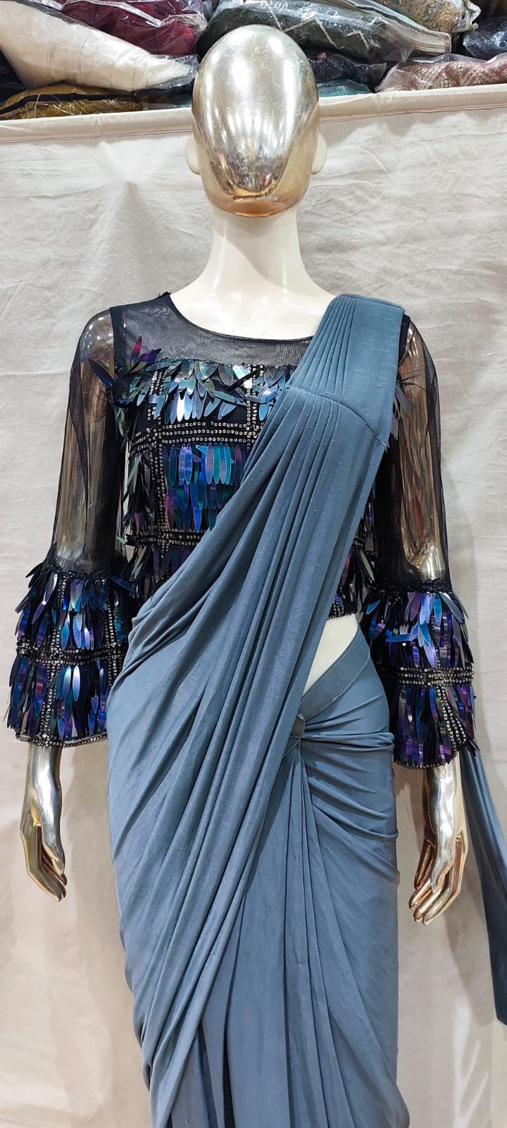 Designer one min saree