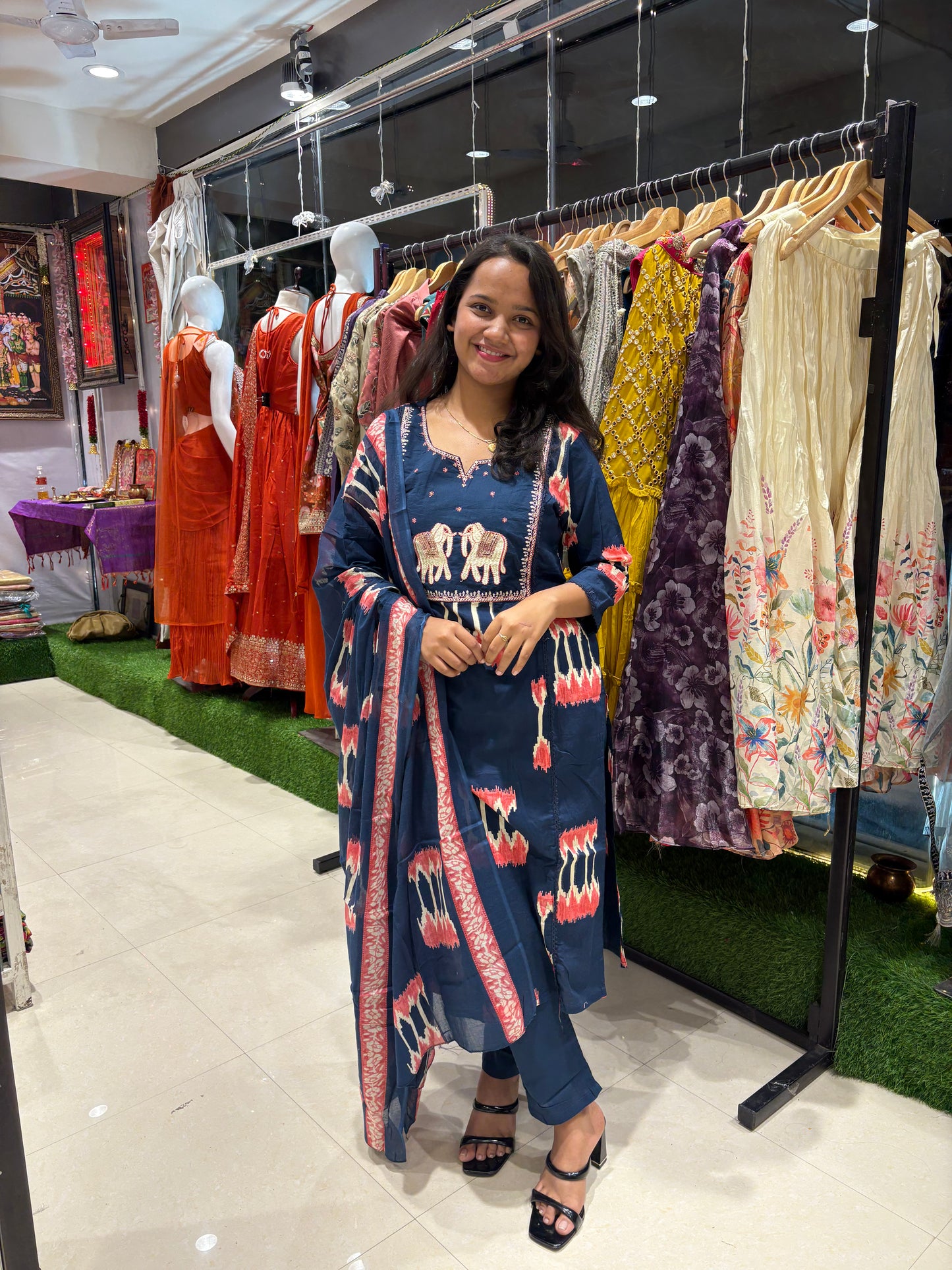 Jaipur Cotton dress 3 piece dress