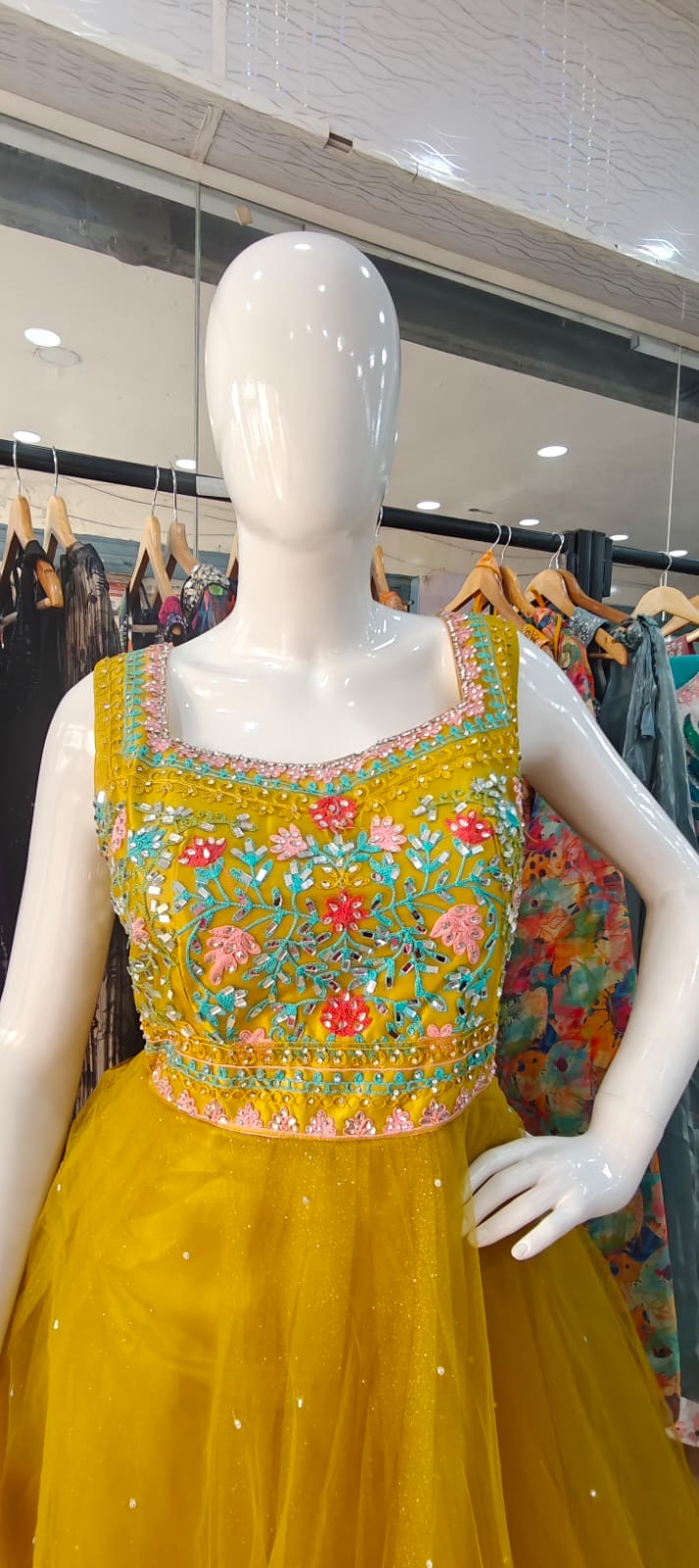 Yellow barbie gown