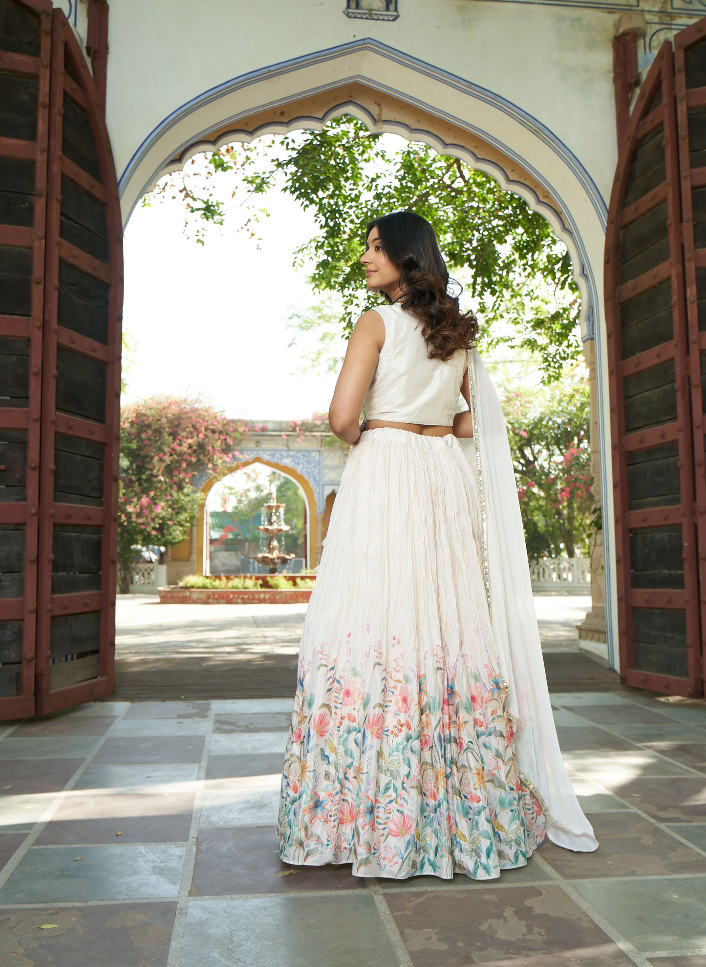 Floral lehenga (Sold Out)