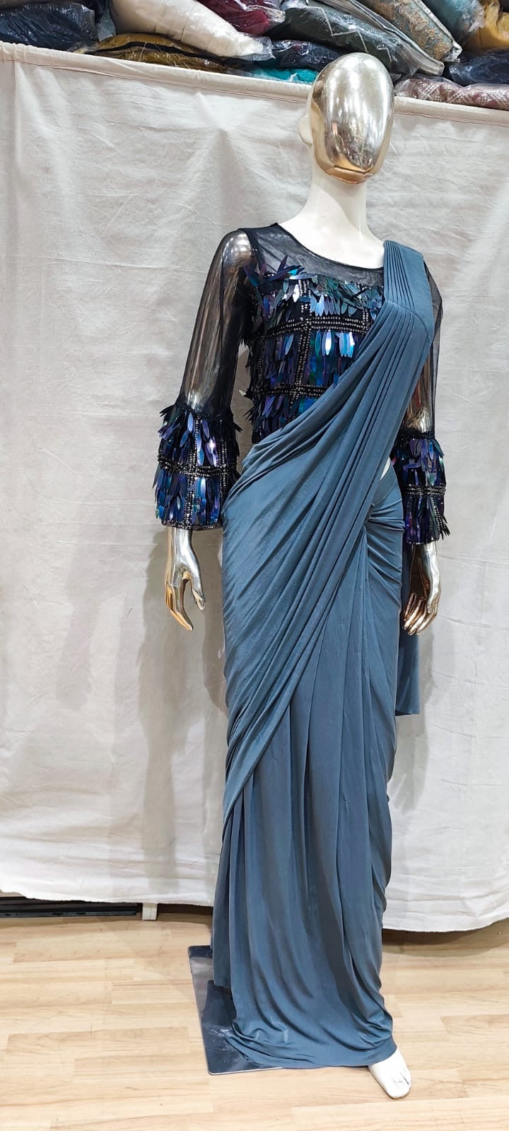 Designer one min saree