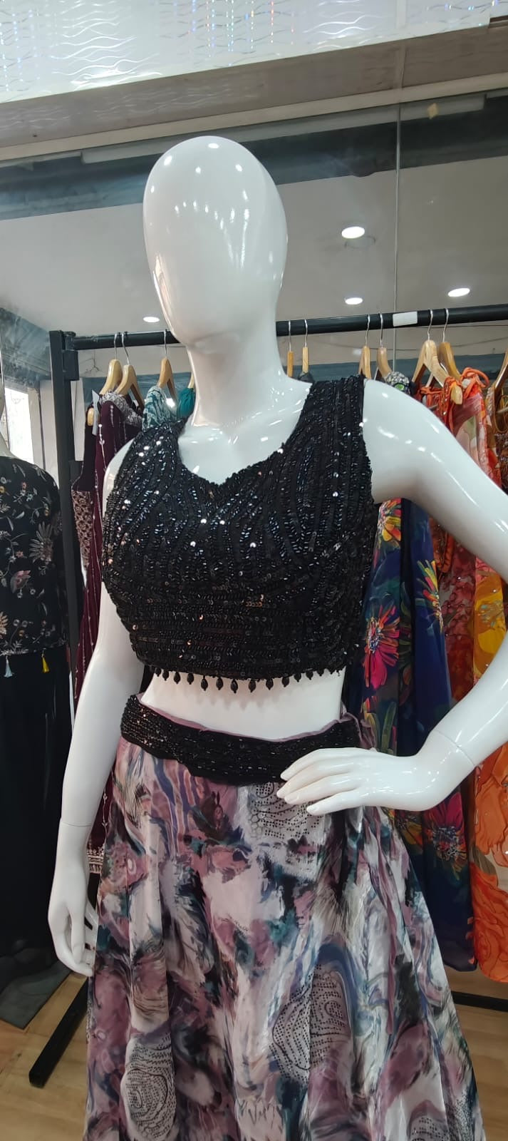 Stunner printed lehenga