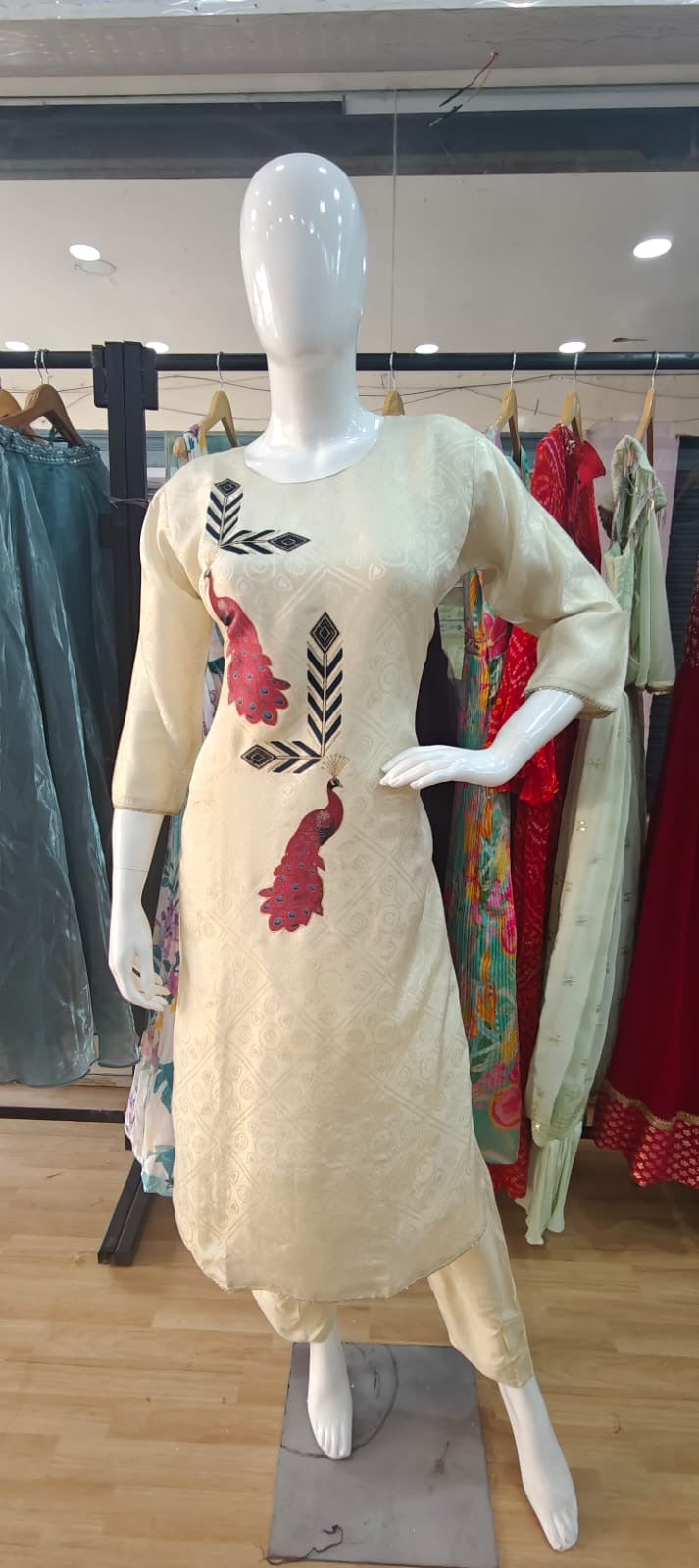 Designer Peacock suit