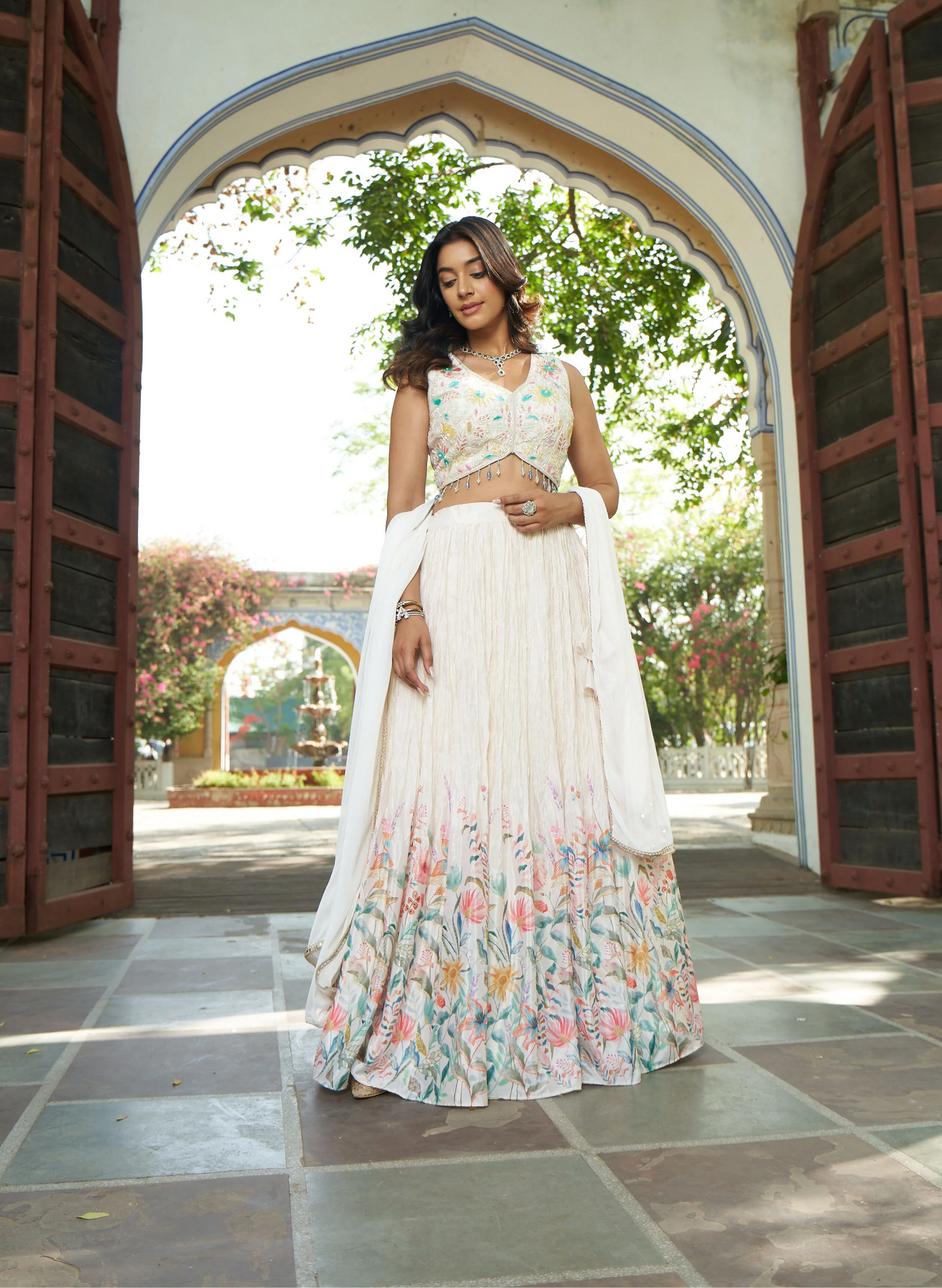 Floral lehenga (Sold Out)