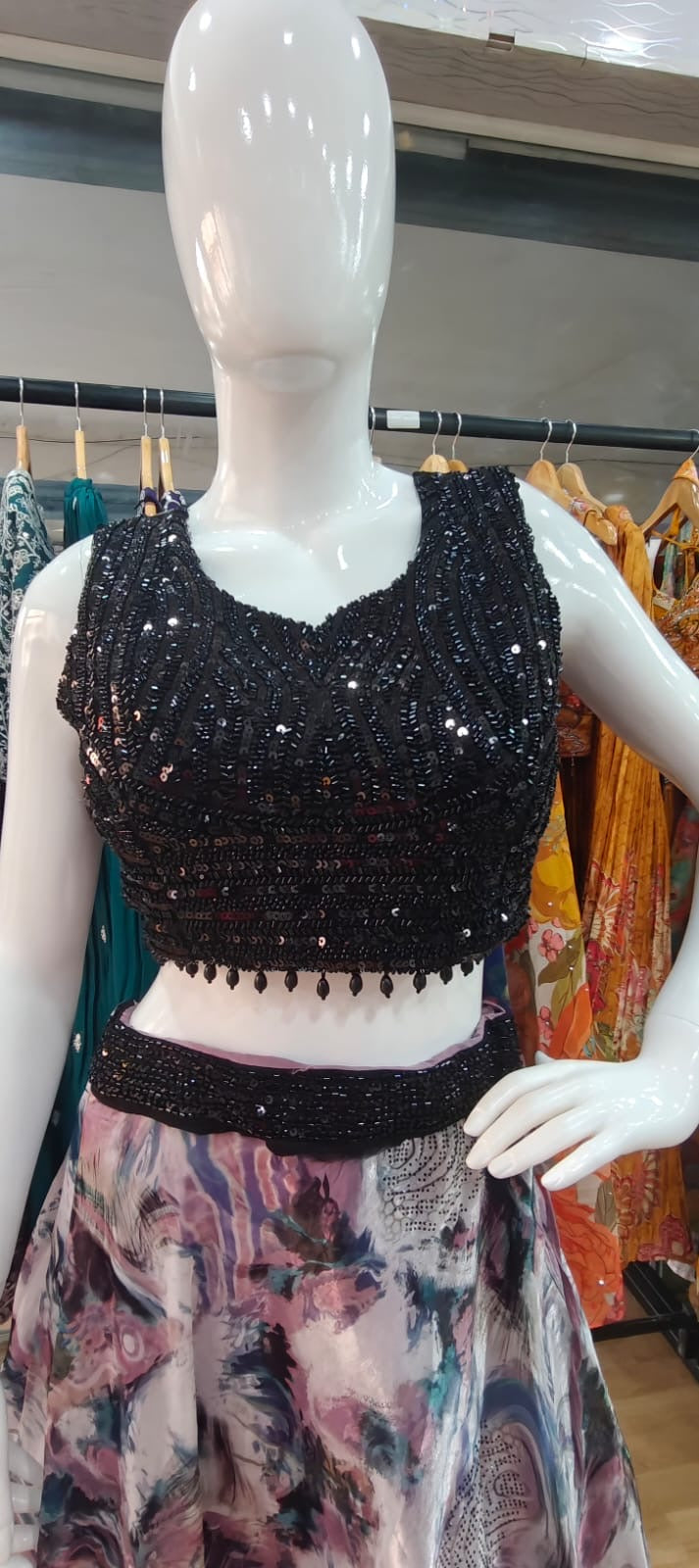 Stunner printed lehenga
