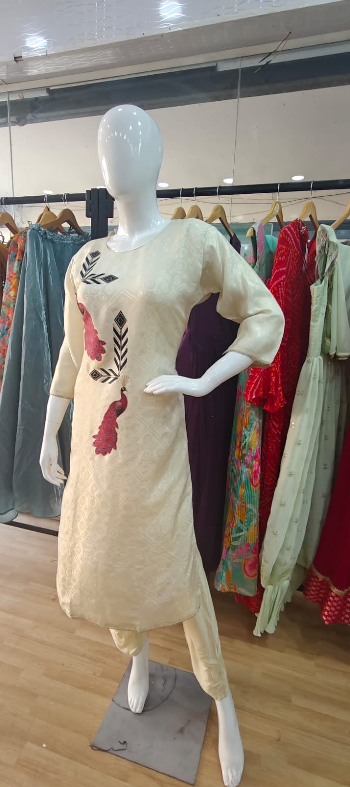 Designer Peacock suit