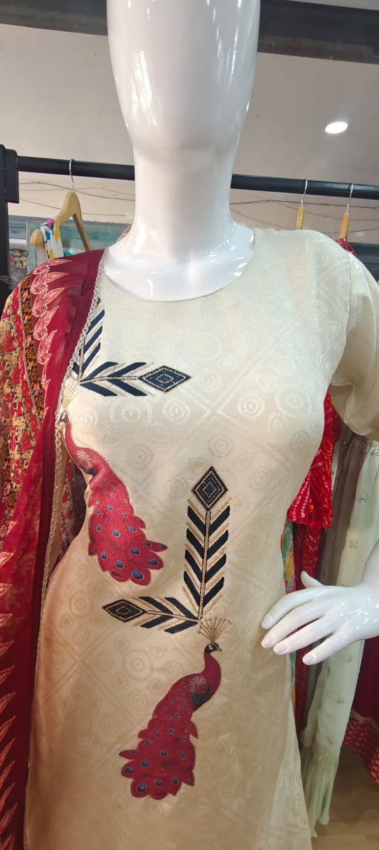 Designer Peacock suit