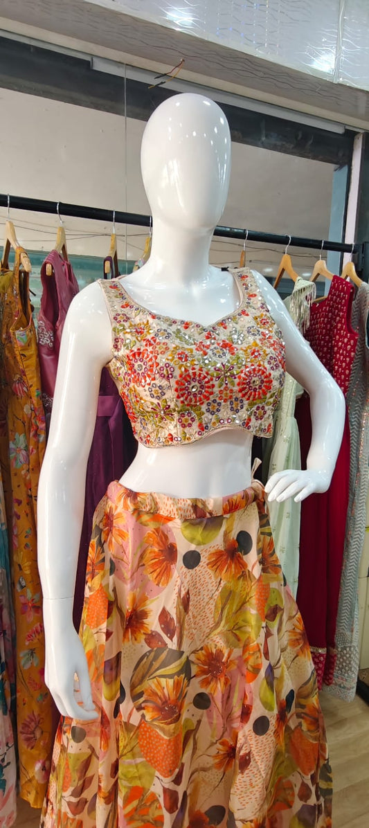 Floral Lehenga