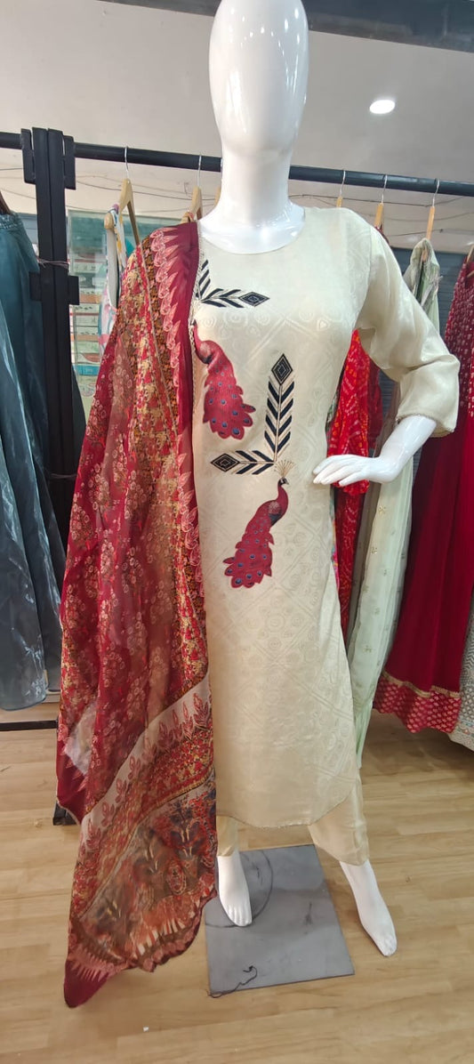 Designer Peacock suit