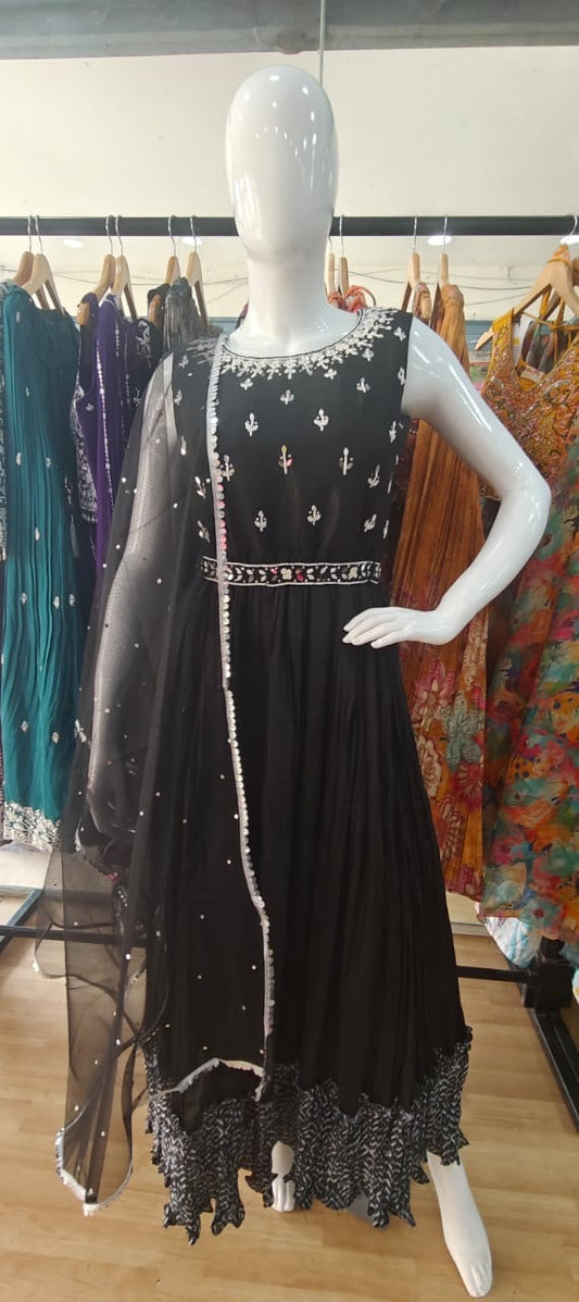 Black gown