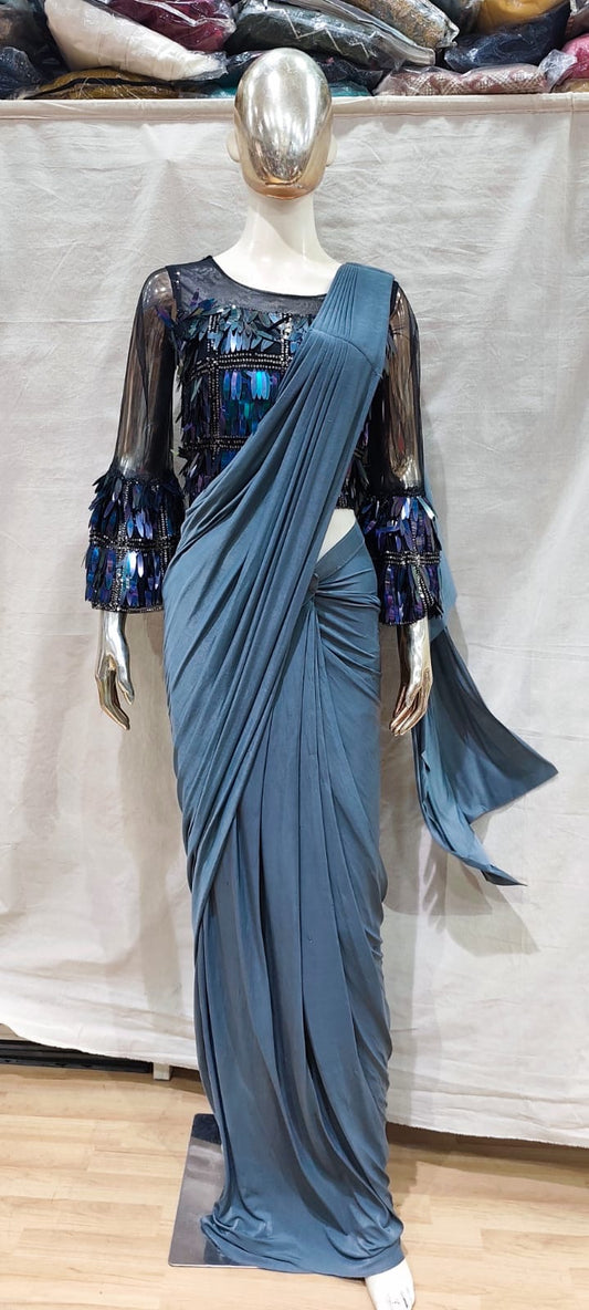 Designer one min saree