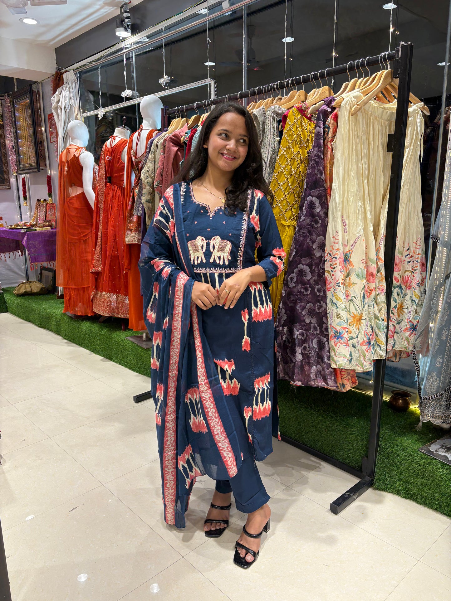 Jaipur Cotton dress 3 piece dress